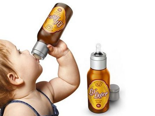 funny baby bottles