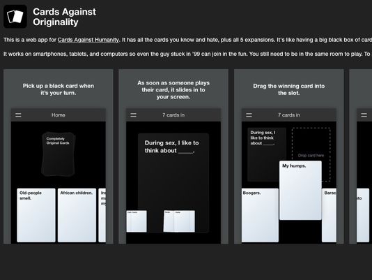 Home - Cards Against Humanity