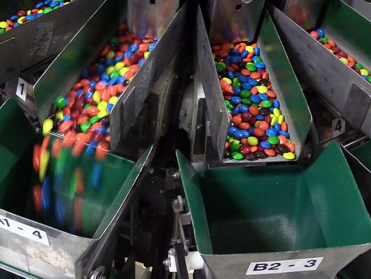 Mars debuts caramel-filled M&M's produced by new technology