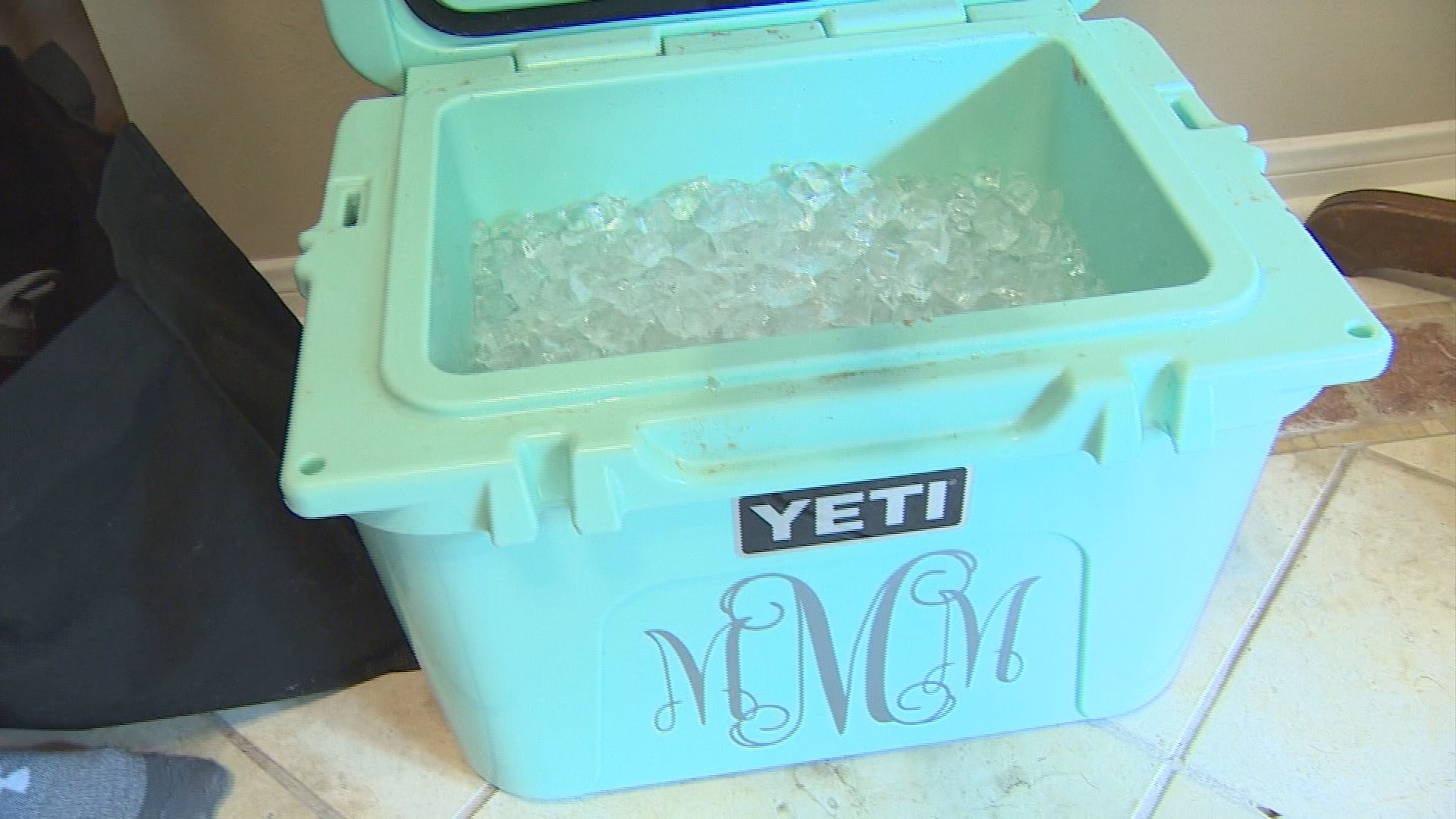 Monogrammed clearance yeti cooler